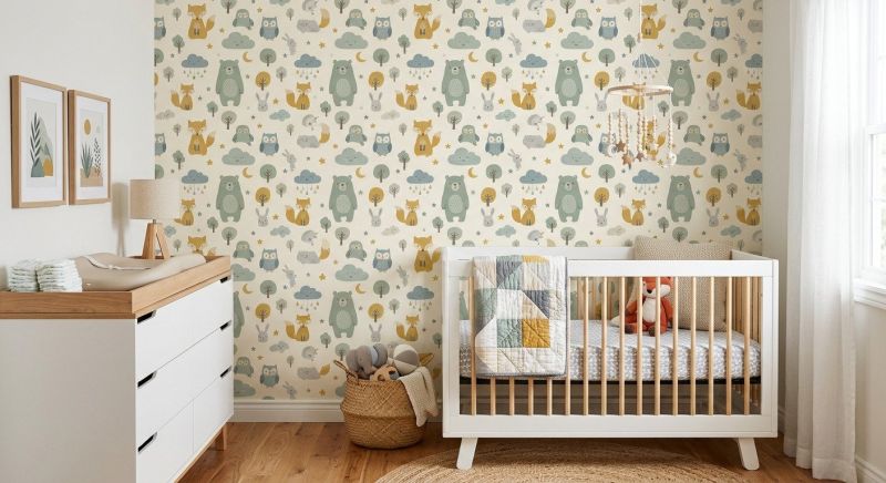 Nursery Wallpaper Installation in Kansas City, KS