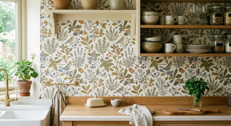 Kitchen Wallpaper Installation in Conroe, TX