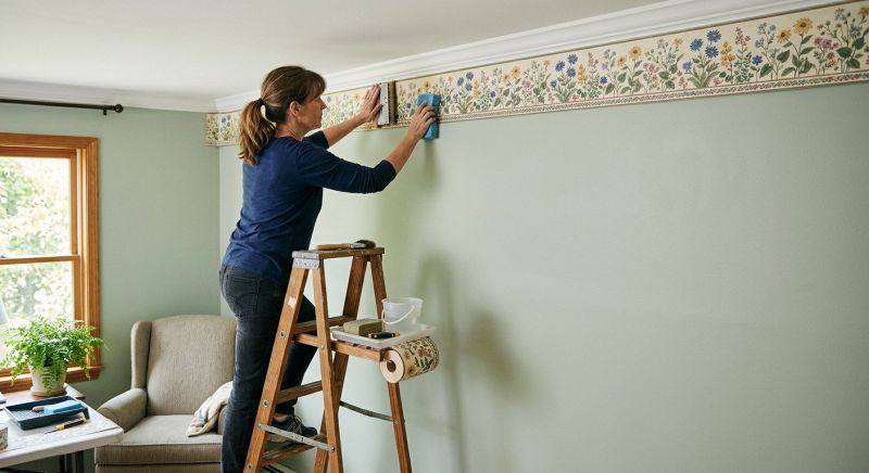 Kitchen Wallpaper Installation in Roswell, GA