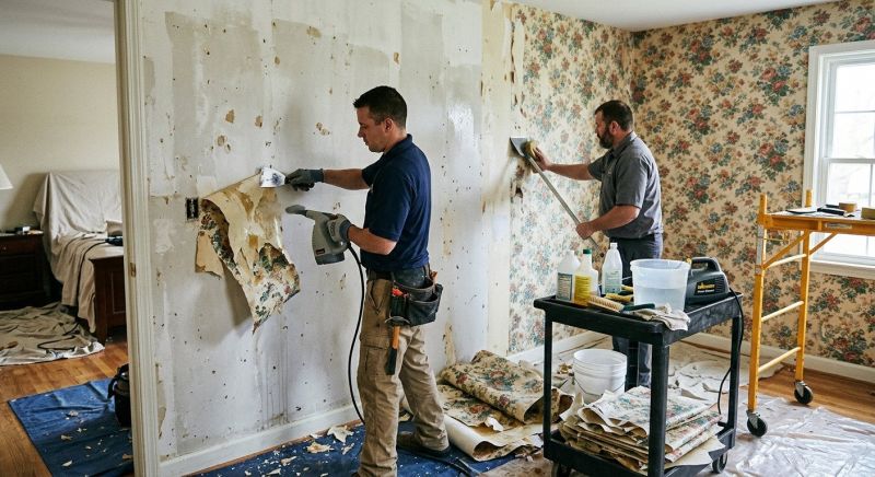 Wallpaper Removal Service in Roseville, CA