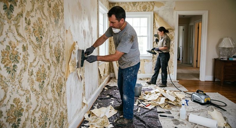 Wallpaper Removal Service in Kansas City, MO
