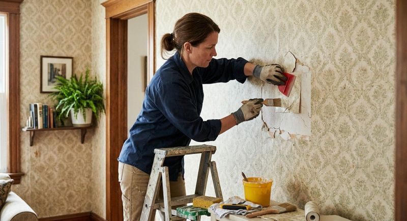 Wallpaper Repair in Olathe, KS