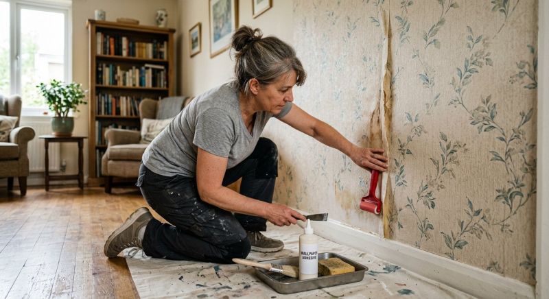Wallpaper Seam Repair in Littleton, CO